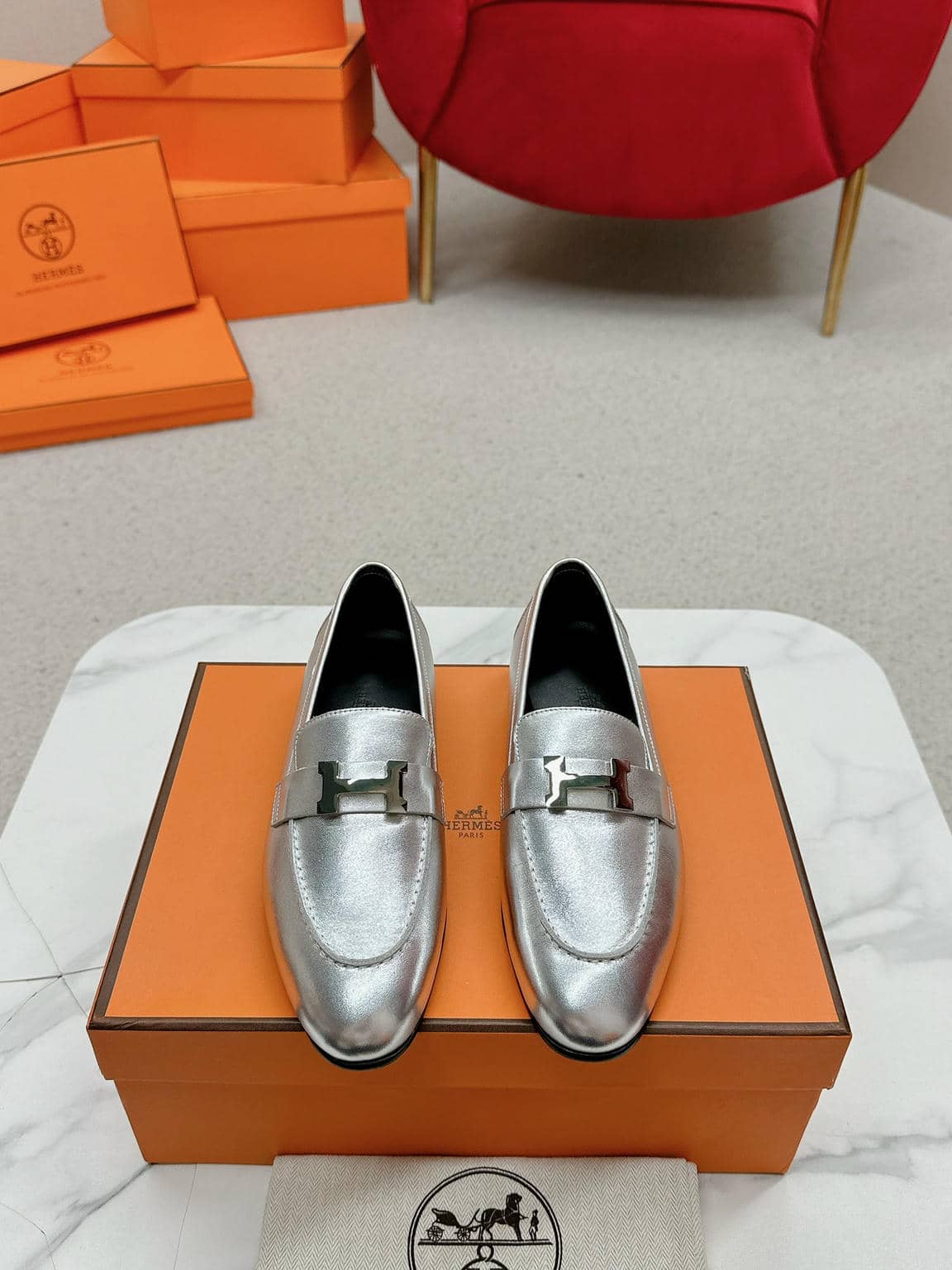 Hermes Loafer Ｈ-14